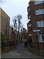 Footpath into Stockwell Gardens Estate