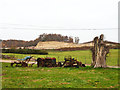 Old farm equipment, Down Park Farm House