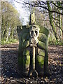 End of a stone bench - Transpennine Trail