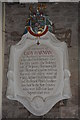 Memorial to Lady Harman, Kyre church