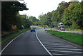 End of the dual carriageway, A21