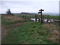 SU1272 : Signposted bridleway off the Ridgeway on Monkton Down by Vieve Forward