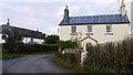 Cottage with solar panels