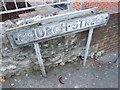 Vintage street nameplate, Church Street, Chatham