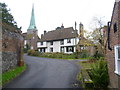 The approach to Barham Church