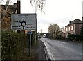 Road sign, The Street, Crowmarsh Gifford