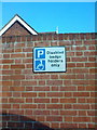TM3863 : Disabled Badge Holders sign by Geographer