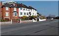 Houses near the NE end of Romilly Park Road, Barry