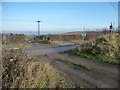 Upper Peckfield Lane and the road to Peckfield Quarry