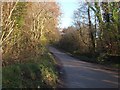 Looking north from Huxford Bridge