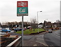Llansamlet railway station name sign, Swansea