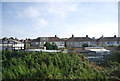 Houses by the railway line