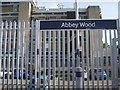 Sign, Abbey Wood Station