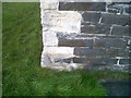 Ordnance Survey Benchmark and Bolt - Llanbadarn, St. Padarn