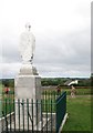 N9259 : A statue of St Patrick near the former Anglican St Patrick's Church, Tara by Eric Jones