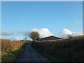 Road and barn on Easter New Moor