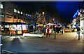 Christmas Market 2013 (after dusk), The Promenade, Cheltenham, Glos