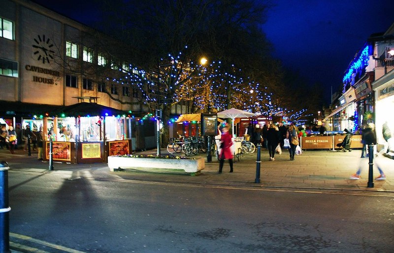 Christmas Market 2013 (after dusk), The... © P L Chadwick cc-by-sa/2.0 ...