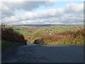 A glimpse of Exmoor from Highaton Head Cross