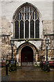 Entrance and window, Guildhall, York