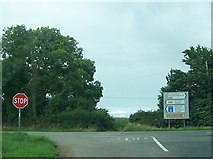 N9261 : The Hill of Tara Road at Roschoill at its junction with the R147 by Eric Jones