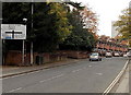 Romsey Road approaches crossroads, Southampton