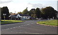 Staggered crossroads on Middle Lane, Wythall