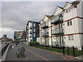 Seat on the waterfront at Littlehampton