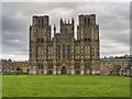 ST5545 : Wells Cathedral, West Front by David Dixon