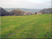SK2269 : Meadow above Ballcross Farm by Trevor Rickard