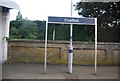 Sign, Charlton Station