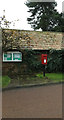 TL3362 : Knapwell Village Notice Board & High Street Postbox by Geographer