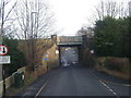 Church Lane passes under railway line