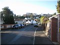 View along Buckeridge Avenue to Exeter Road on the skyline