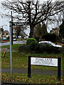 Footpath & Wood Lane signs