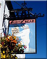 White Bear name sign, Tewkesbury