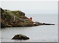 Steps to rocks, Cemaes