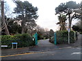 Rectory Road entrance to Alexandra Park, Penarth