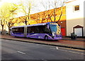 Bendy bus in Orchard Street, Swansea