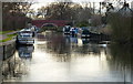 Moorings along the Grand Union Canal