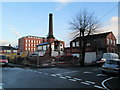 Demolition of disused factory, Langford Street, Leek