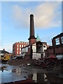 Factory demolition, James Street, Leek