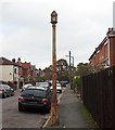 Not a lamppost in Highclere Road, Southampton