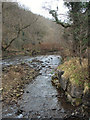 SS9188 : The Afon Garw/River Garw north of Llangeinor by eswales