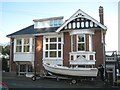 Detached house with boat on trailer, Higher Brimley 