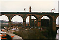 Mill adjacent to Stockport railway viaduct