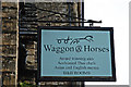 The Waggon & Horses (2) - sign, 11 London Road, Cirencester, Glos