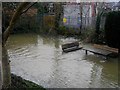 Sub-station and Floodwater at Forest Row