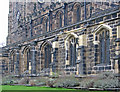 Royston - St John The Baptist Church - nave windows