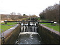 Locks 30, 29 and 28 on the Forth and Clyde Canal